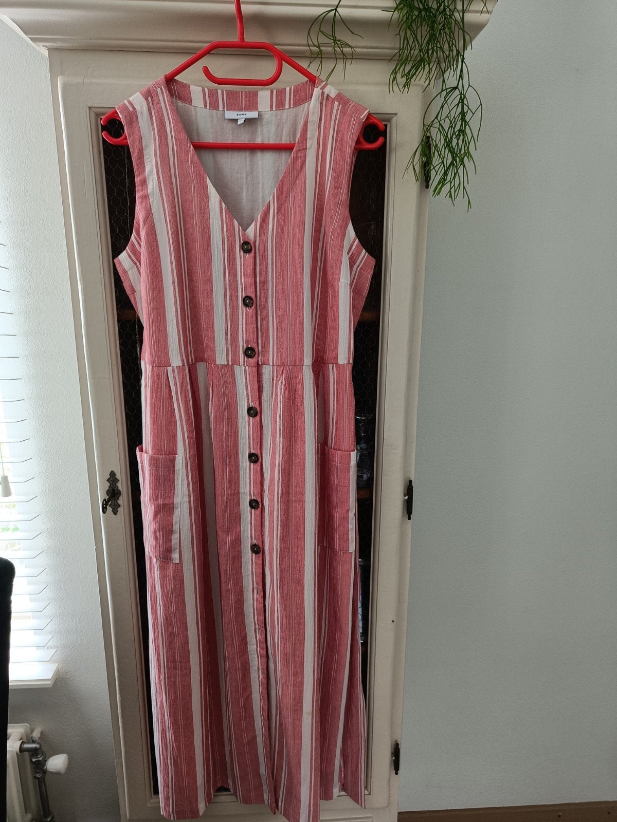 Jurk maat 40 rood-wit.., Kleding | Dames, Jumpsuits, Ophalen, Maat 38/40 (M), Rood