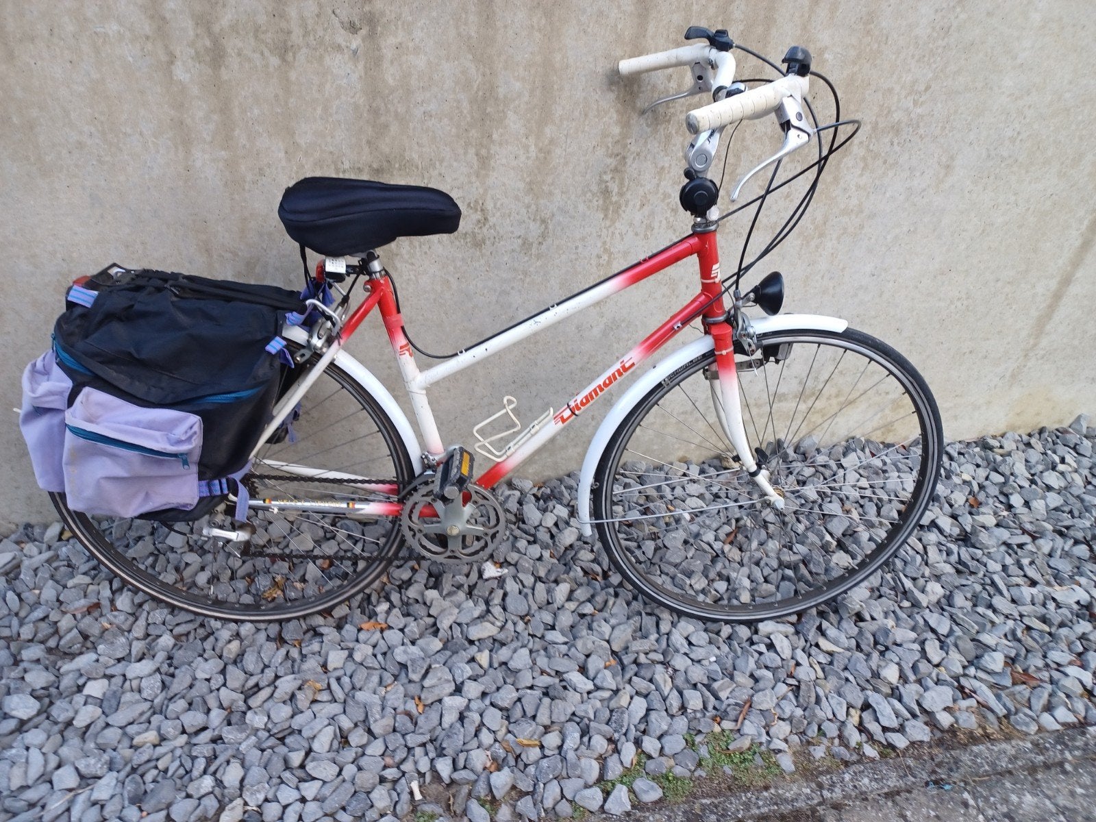 sportiefe dames fiets, Ophalen