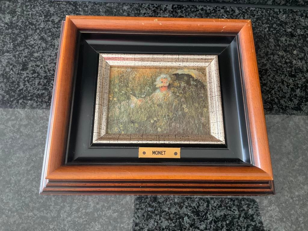 2x reproductie kaders monet, Antiek en Kunst, Ophalen of Verzenden