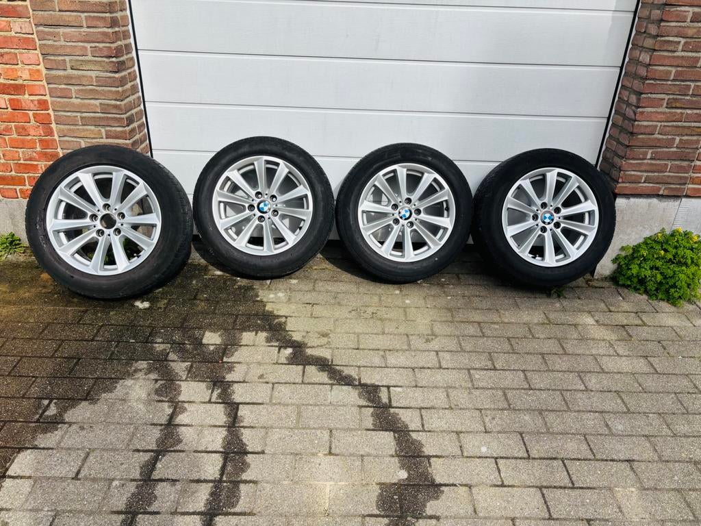 Zomerbanden BMW 225 55 17 en velgen BMW F10 F11 236, Auto-onderdelen, Banden en Velgen, Ophalen, Gebruikt, Velg(en), 17 inch