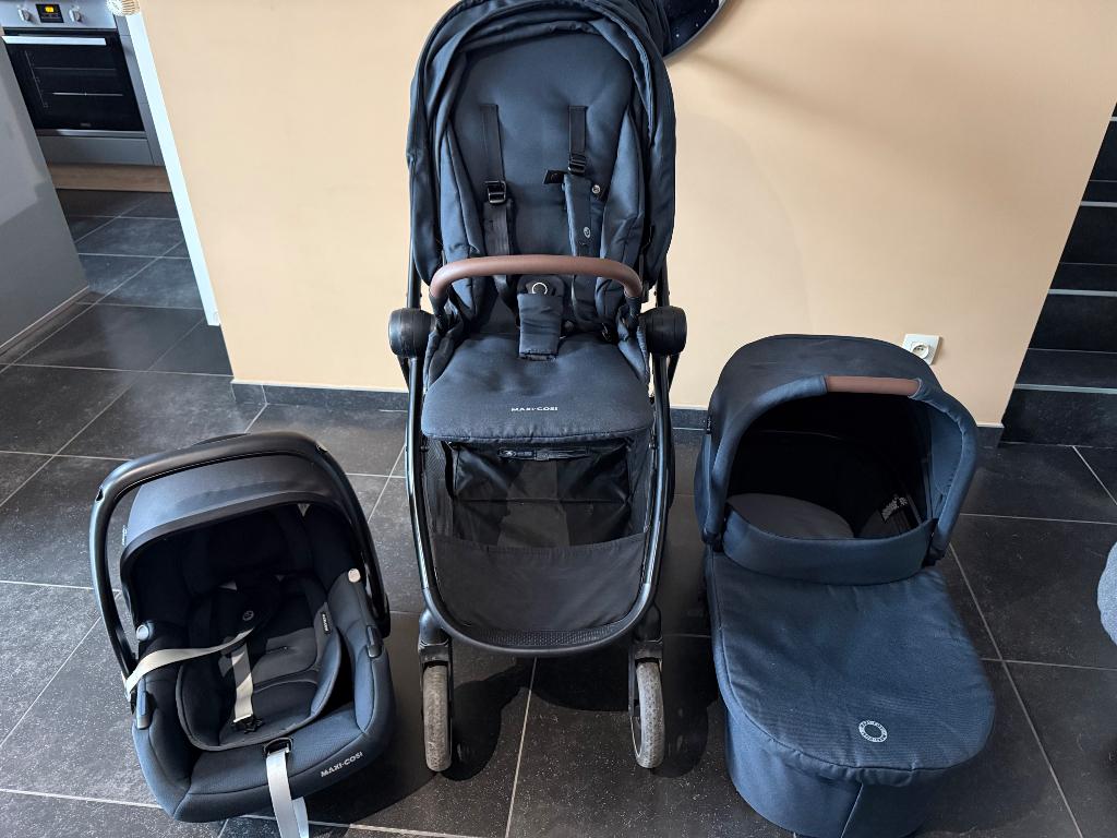 Ensemble Poussette Maxi-cosi, Gebruikt, Met reiswieg, Maxi-Cosi, Ophalen