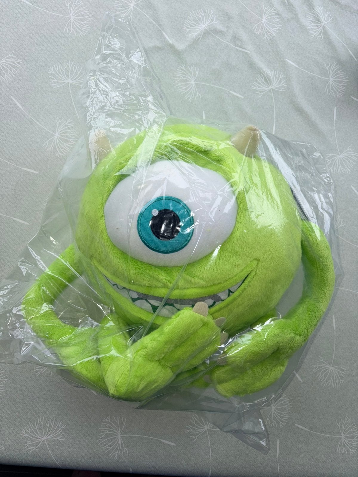Plush Disney's Monsters Inc Mike Wazowski 30 cm, Enlèvement ou Envoi, Autres personnages, Neuf, Peluche