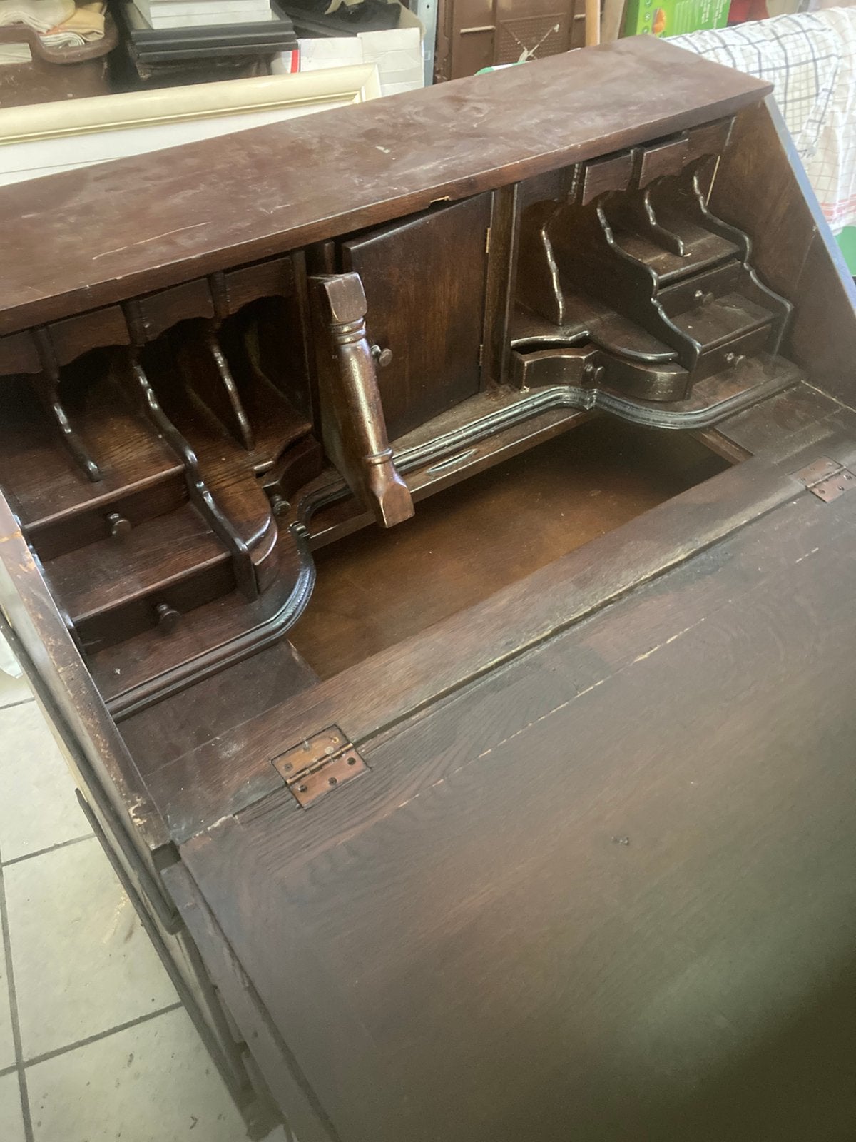 Antieke Secretaire, Antiek en Kunst, Ophalen