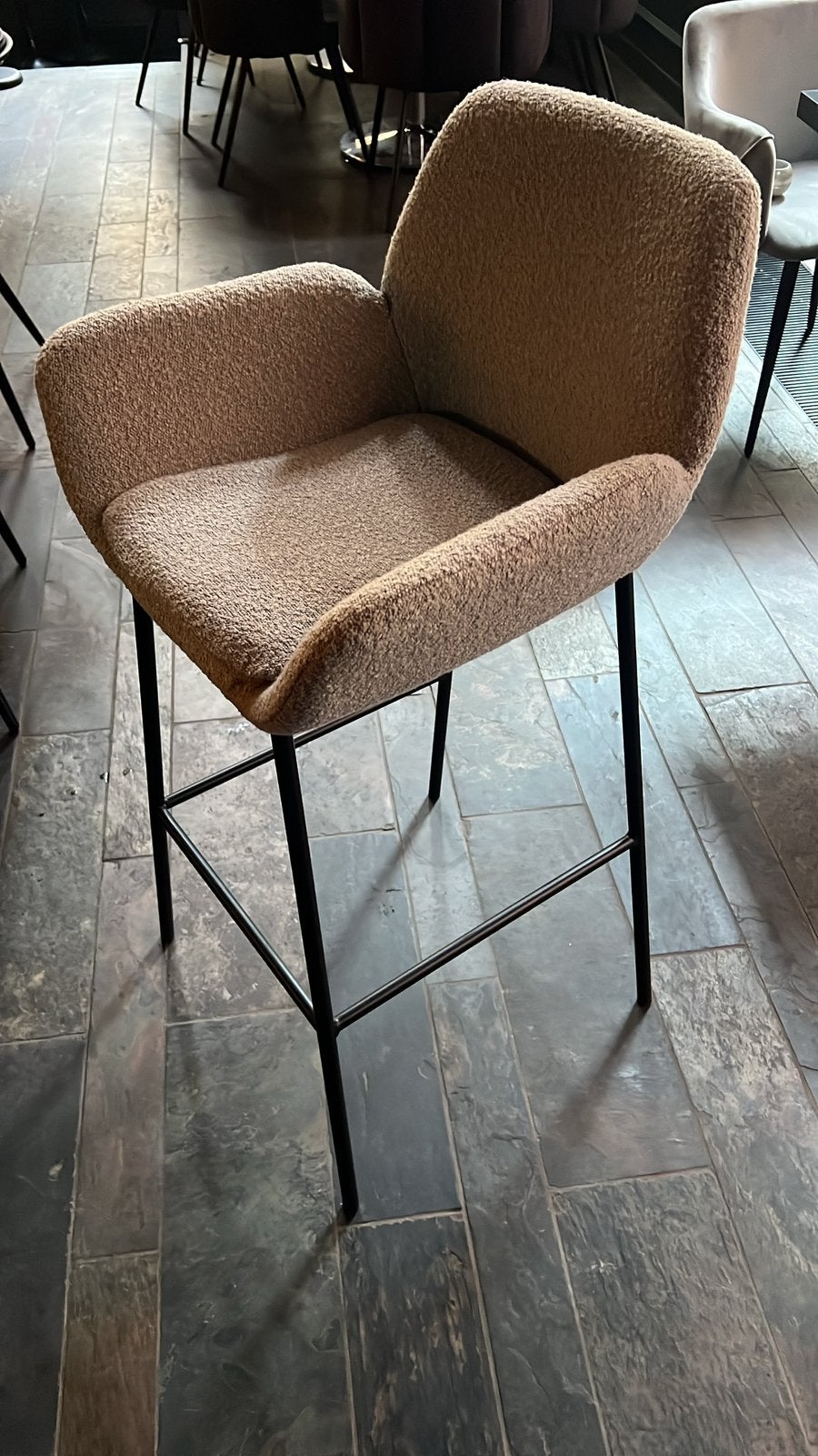 6 hoge stoelen, Huis en Inrichting, Stoelen, Ophalen, Stof