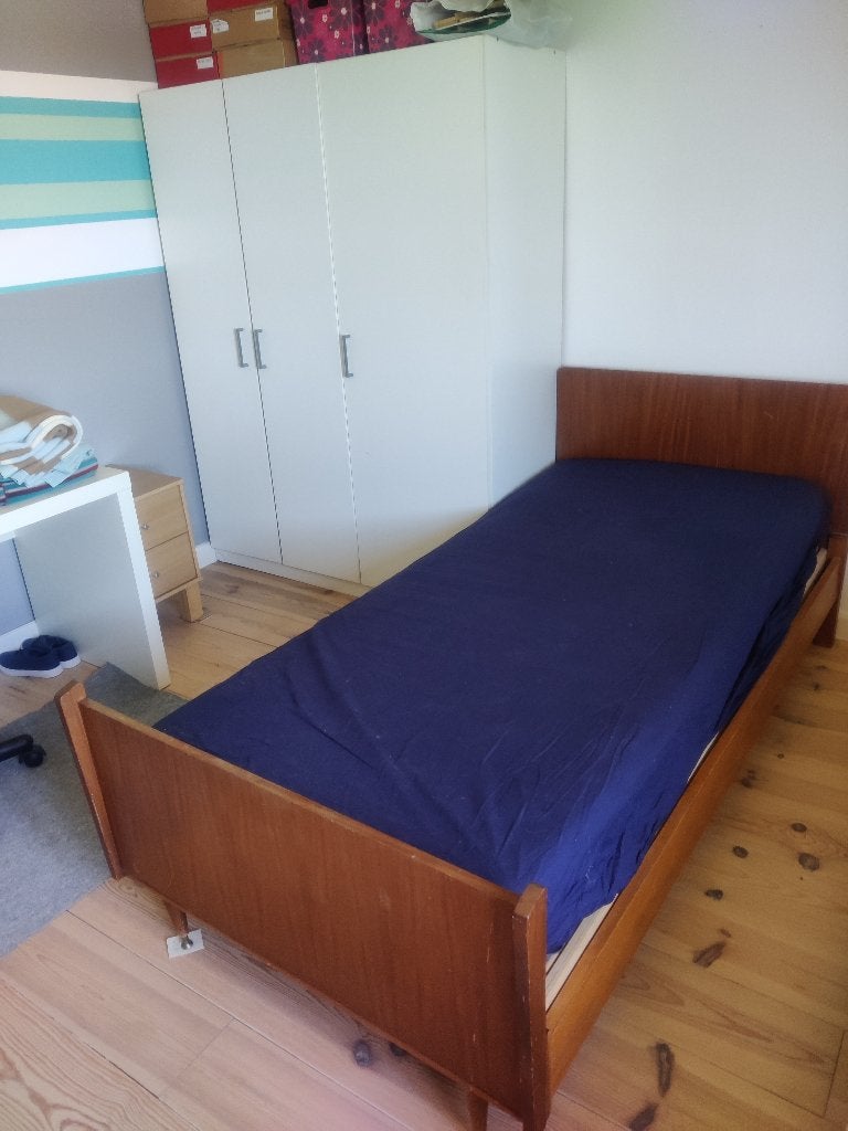bed : 3 Eenpersoonsbedjes, Ophalen, Gebruikt, 90 cm, 210 cm