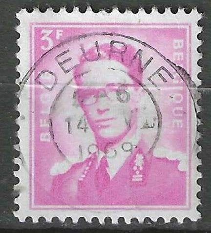 Belgique 1958/1962 - Yvert/OBP 1067a - Roi Baudouin (ST), Envoi, Affranchi, Oblitéré, Maison royale