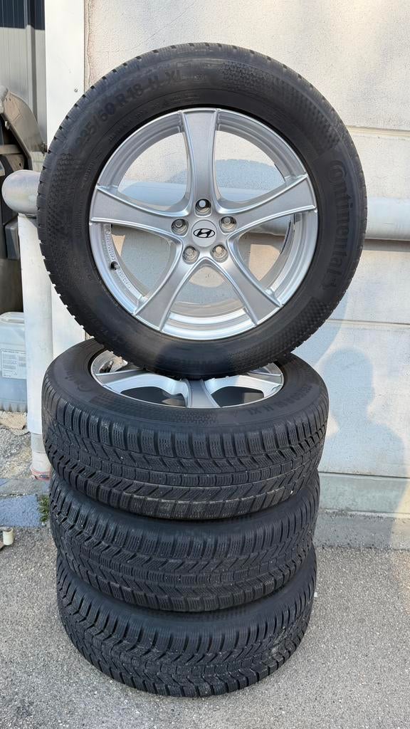 Kit hiver Hyundai Santa Fe, Auto-onderdelen, Banden en Velgen, Ophalen, Overige, Gebruikt, Banden en Velgen
