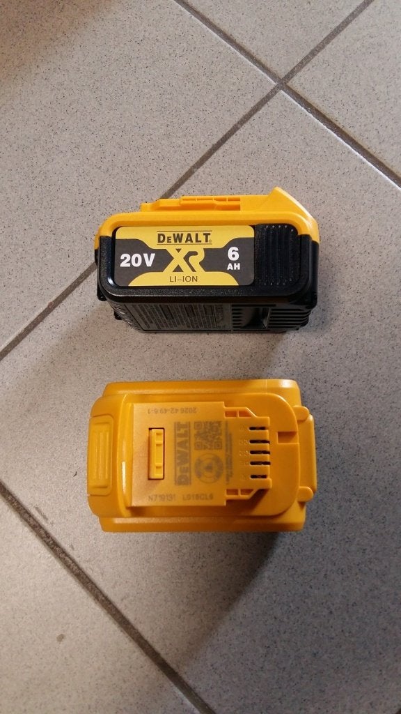 Lot de 2 batteries Li-ion Dewalt 20V-6Ah, Enlèvement ou Envoi, Neuf, Autres types, DeWalt