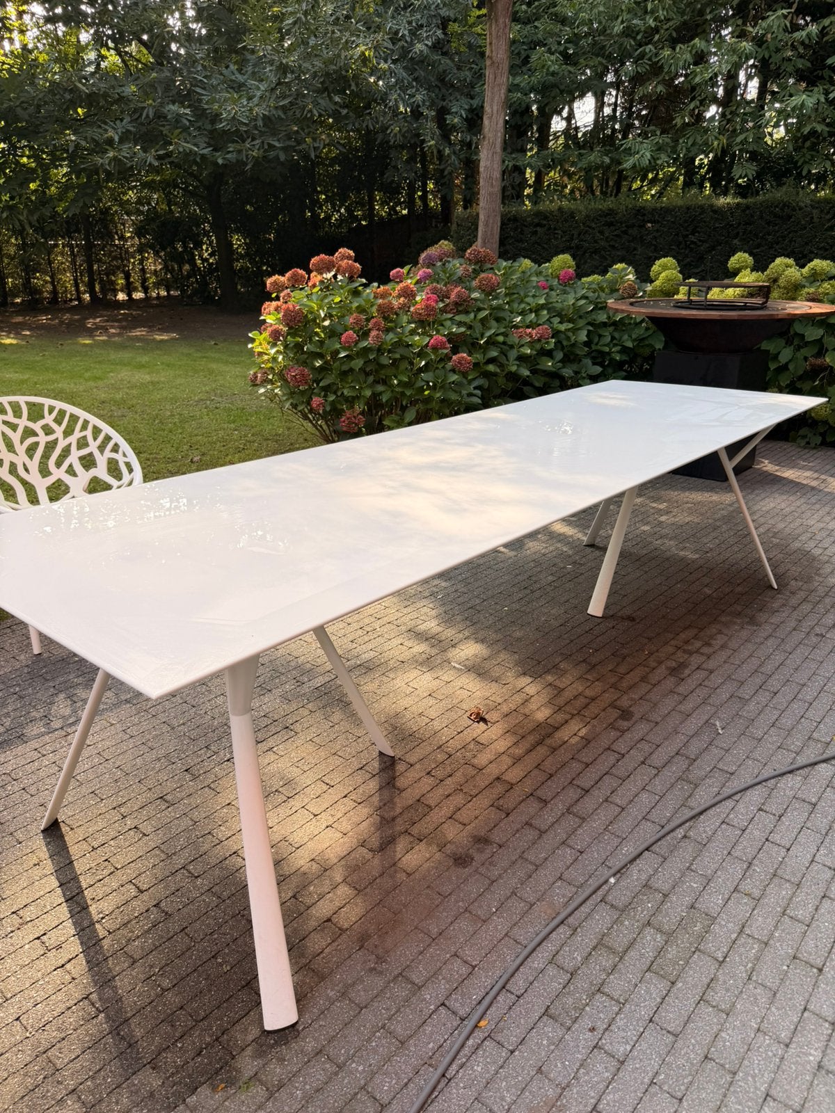 Tuintafel Fast Radice Quadra 90-290cm, Ophalen, Zo goed als nieuw