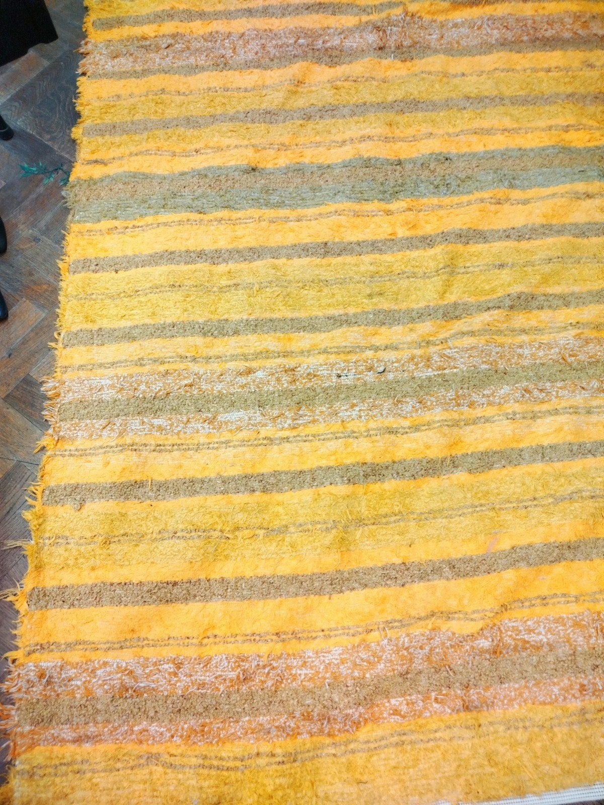 Grand tapis en coton recyclé, Enlèvement