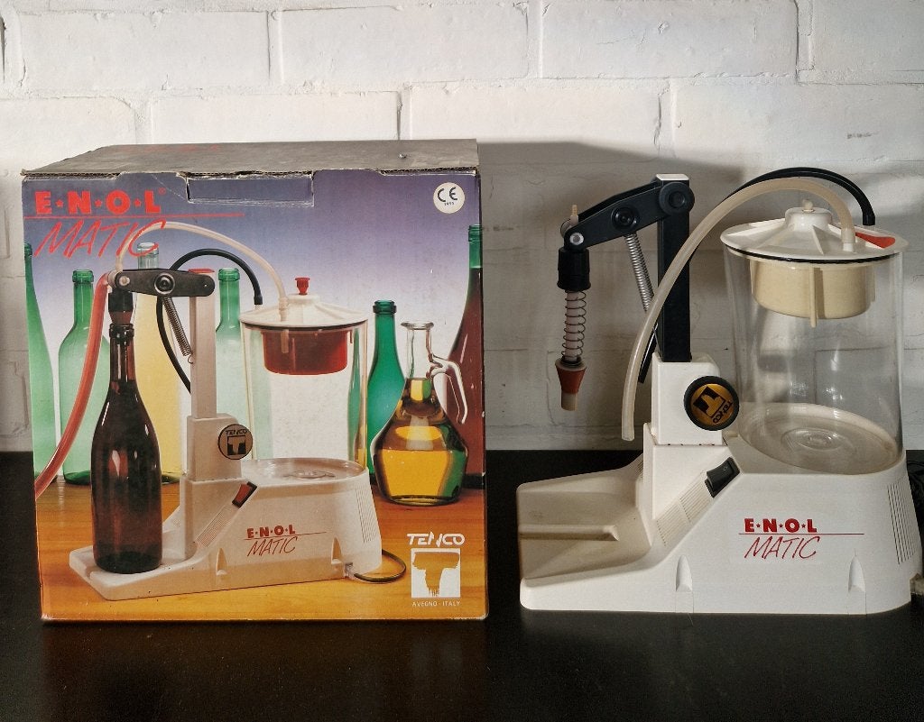 Enol Matic Vacuüm Botteltoestel, Ophalen, Gebruikt