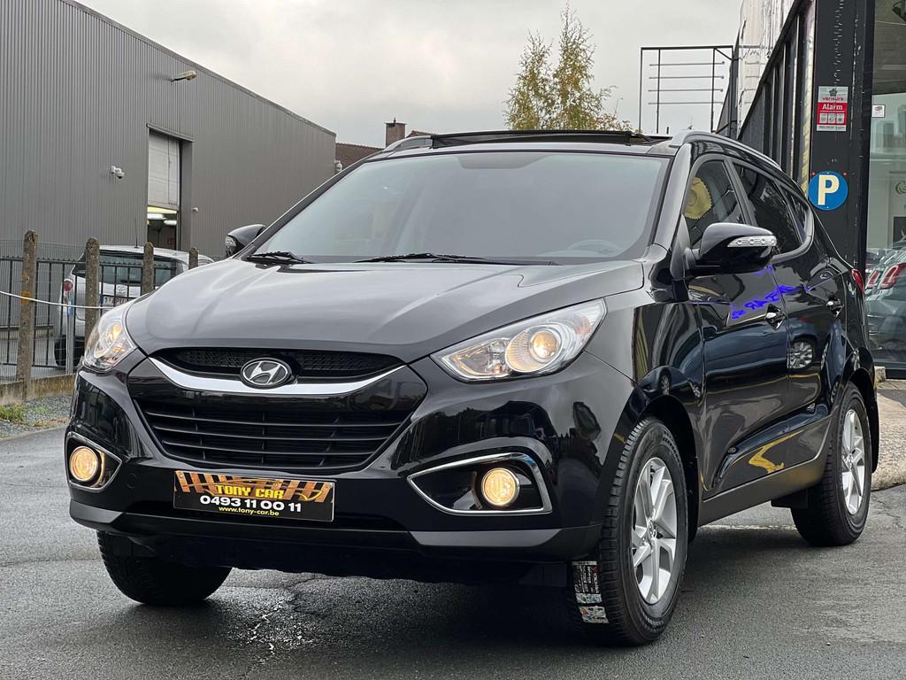 Hyundai ix35 iX35 2.0i 2WD*boîte auto*NAVI*CAMERA*CUIR*PANO, Autos, Cuir, Achat, Entreprise, Noir