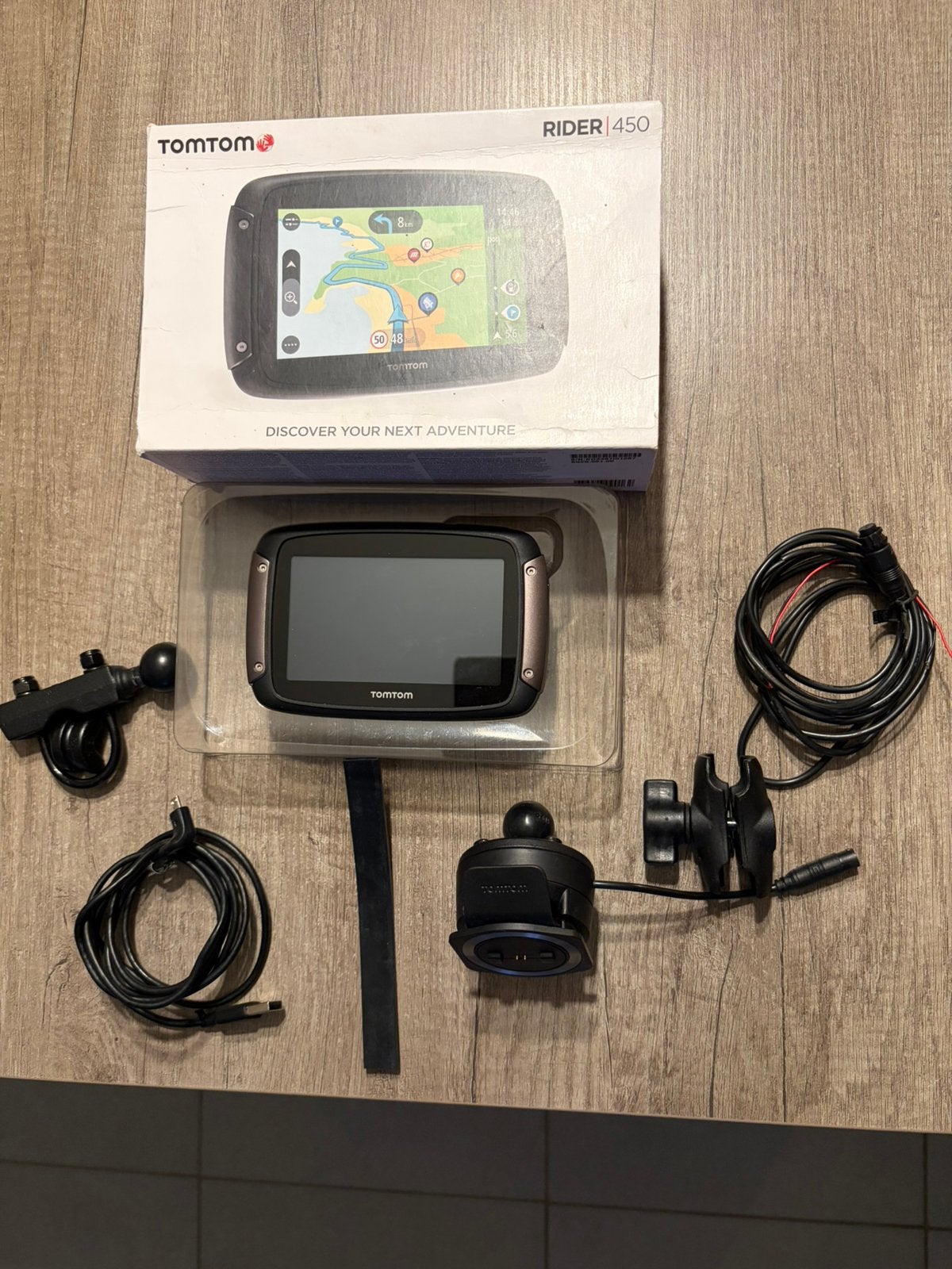 Tomtom rider 450, Motoren, Ophalen, Gebruikt