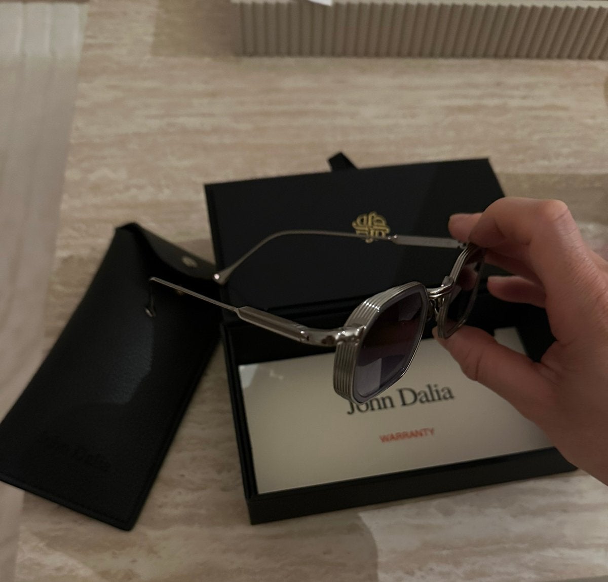 Jhon dalia bril, Handtassen en Accessoires, Portemonnees, Ophalen of Verzenden, Zo goed als nieuw