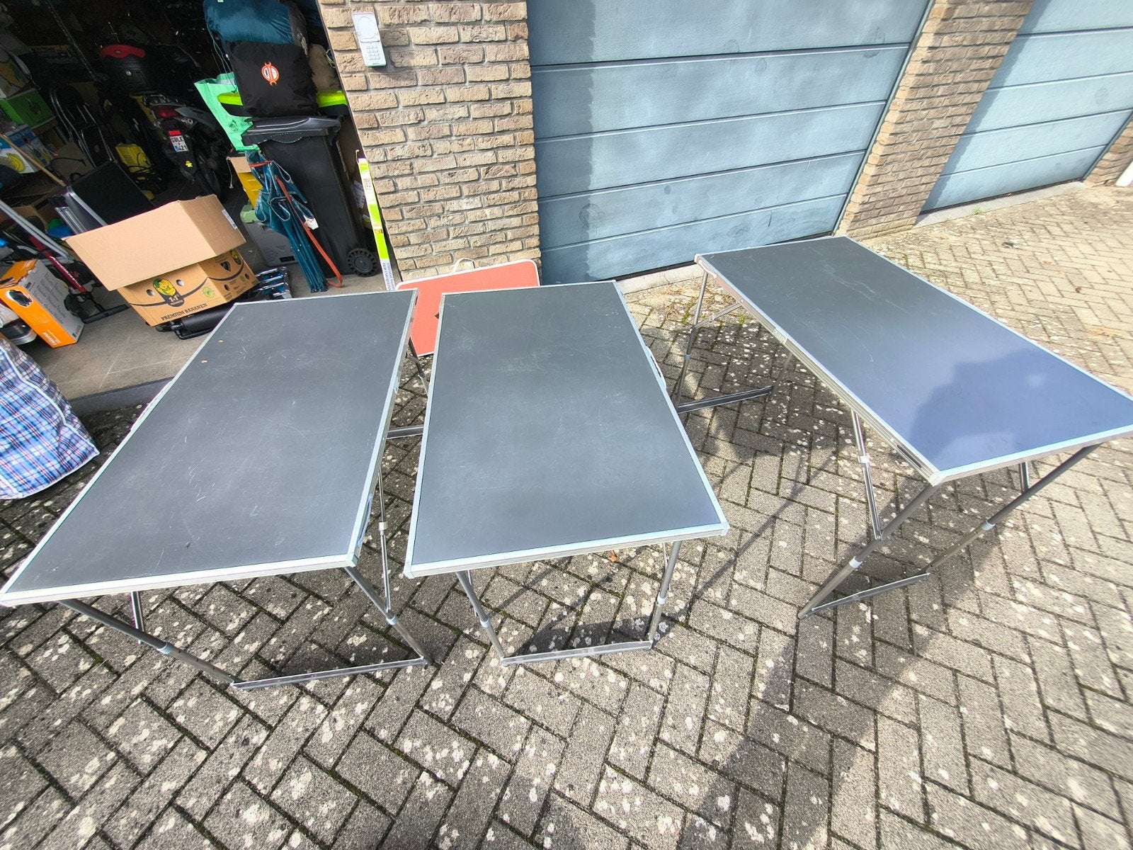 werktafel 3stuks, Antiquités & Art, Enlèvement