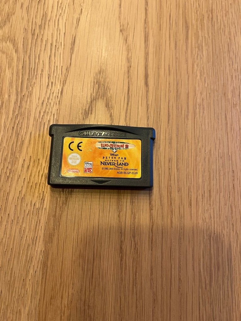 GBA Lilo&stitch2 + Peter pan return to neverland, Consoles de jeu & Jeux vidéo, Jeux | Nintendo Game Boy, 1 joueur, Enlèvement
