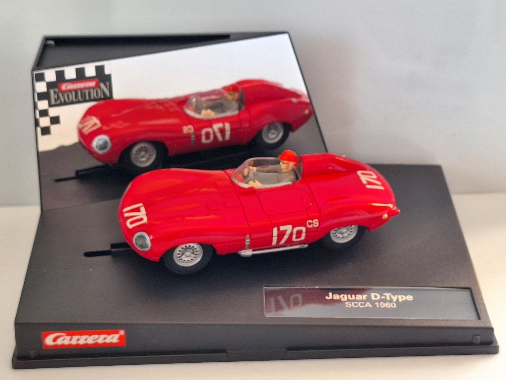 Carrera Evolution Classic Jaguar D-Type SCCA 1960 Ref 25709, Racebaan, Carrera, Nieuw, Ophalen of Verzenden