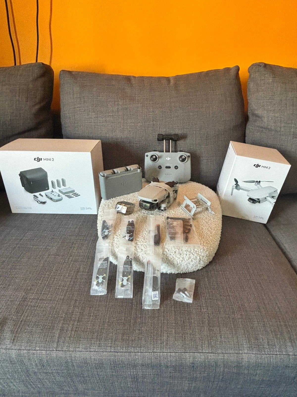Dji fly more combo (met extra’s) 4k camera, Enlèvement ou Envoi, Moins de 250 g, Qualité supérieure, 5 à 10 km