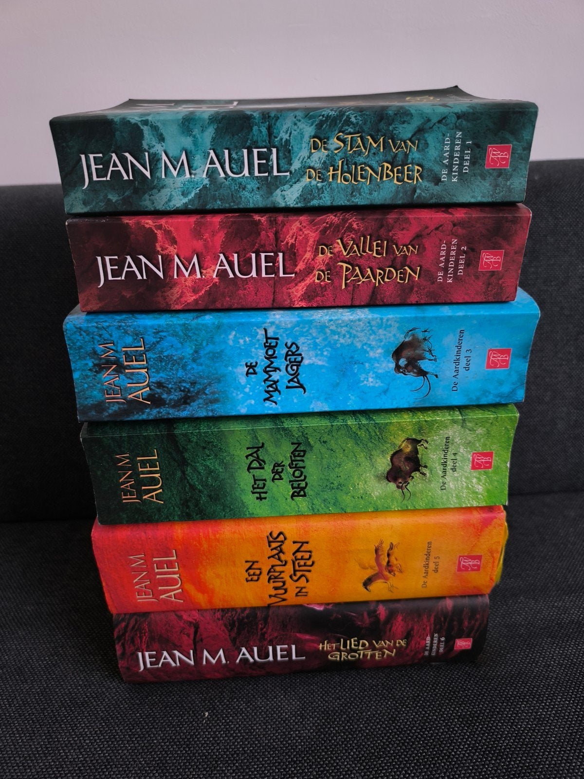 De Aardkinderen (Jean M Auel, volledige reeks), Boeken, Ophalen