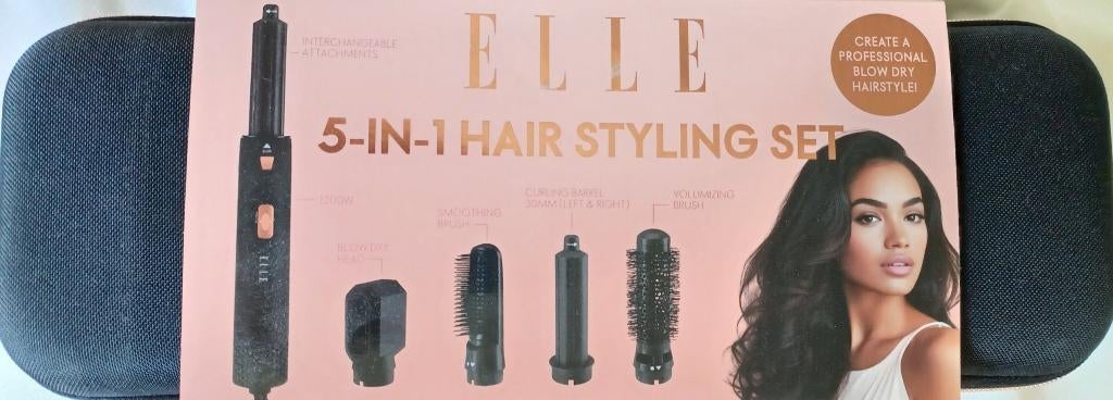 Elle 5-in-1 Multistyler | 1200W Airstyler | NIEUW, Handtassen en Accessoires, Uiterlijk | Haarverzorging, Ophalen of Verzenden