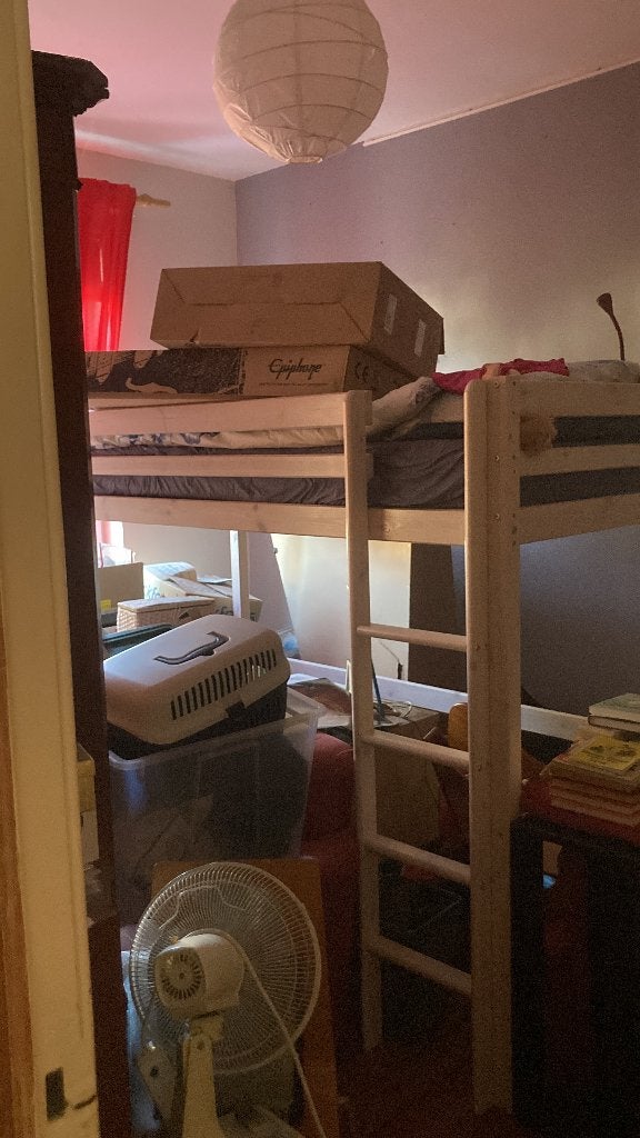 Hoogslaper, Maison & Meubles, 100 cm, Une personne, Enlèvement, Utilisé