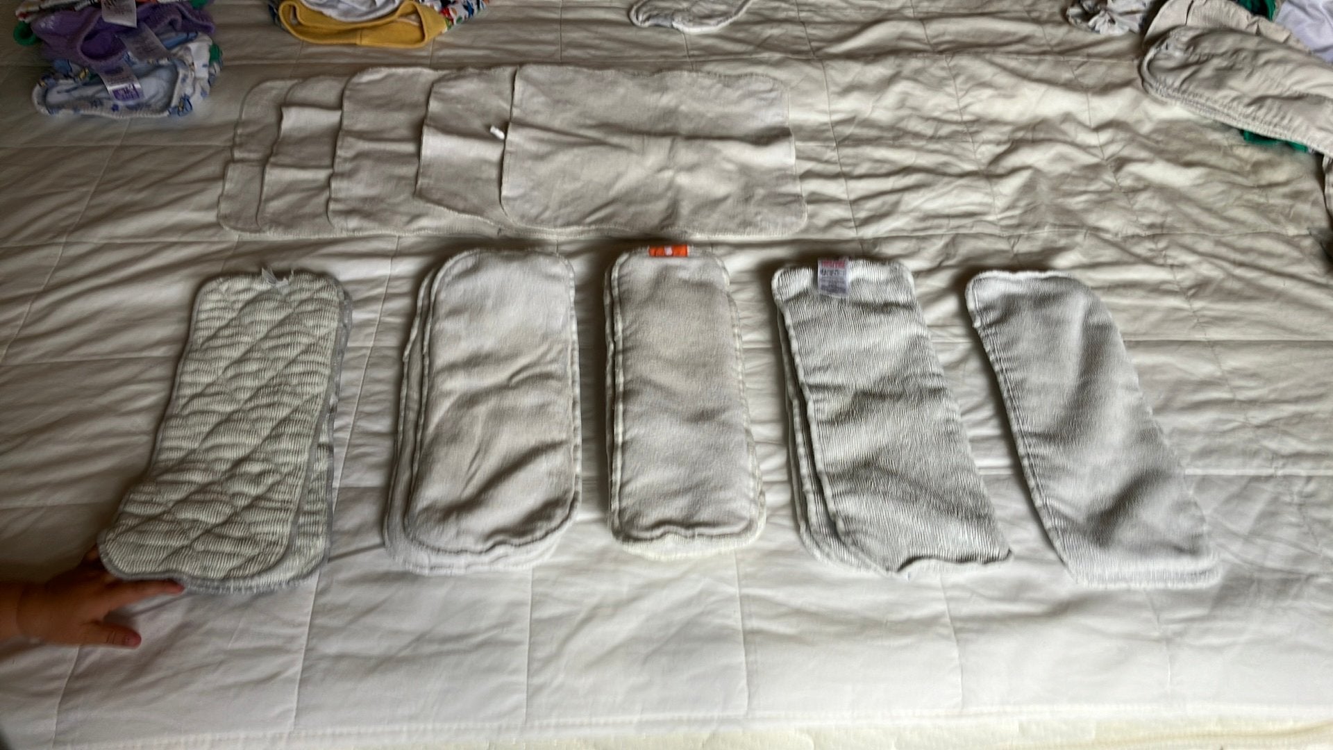 Inserts et rehausseurs couches réutilisables - lot 21 pièces, Enlèvement, Utilisé
