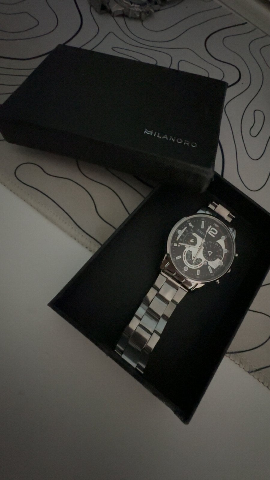Horloge, Handtassen en Accessoires, Ophalen of Verzenden, Zo goed als nieuw, Grijs, Jongen