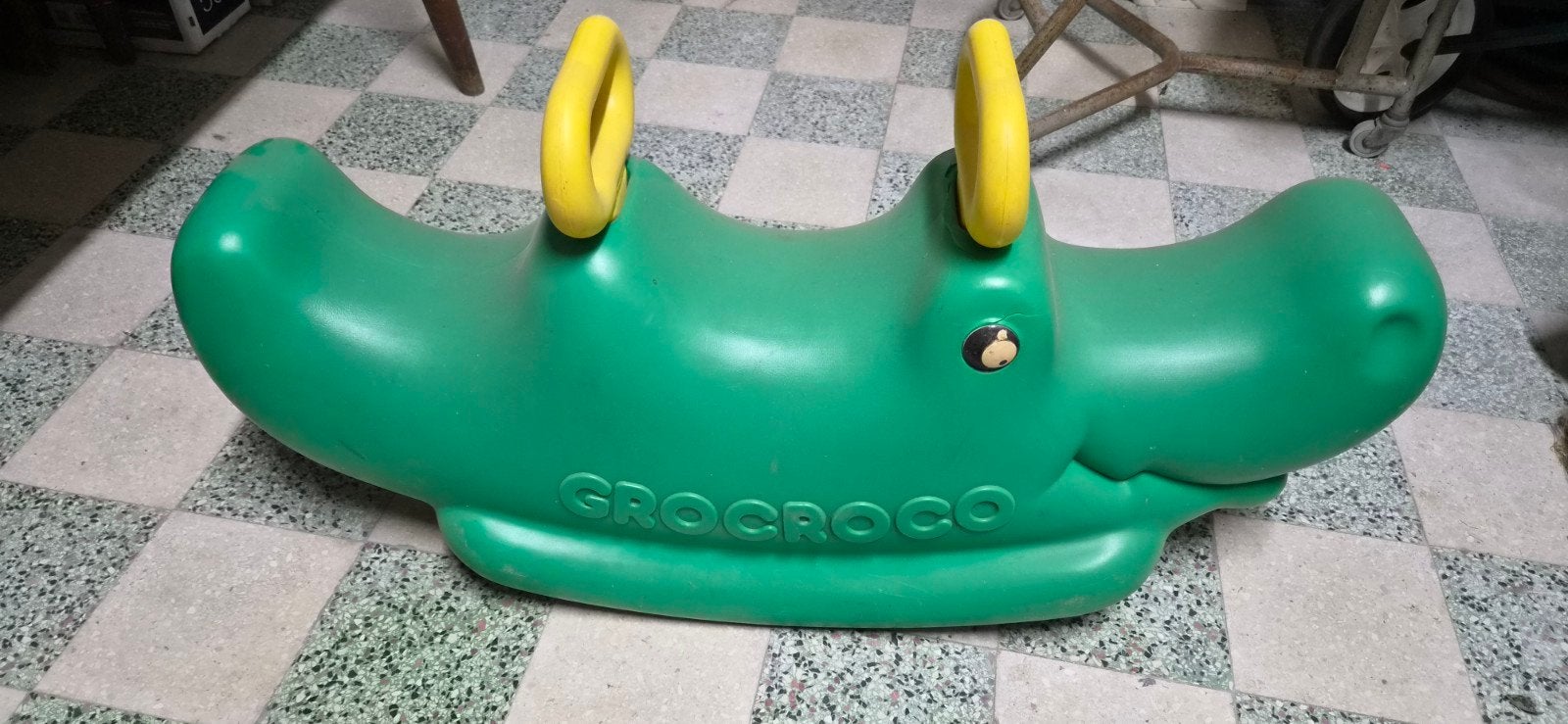 Grocrocco schommelwip, Ophalen, Gebruikt