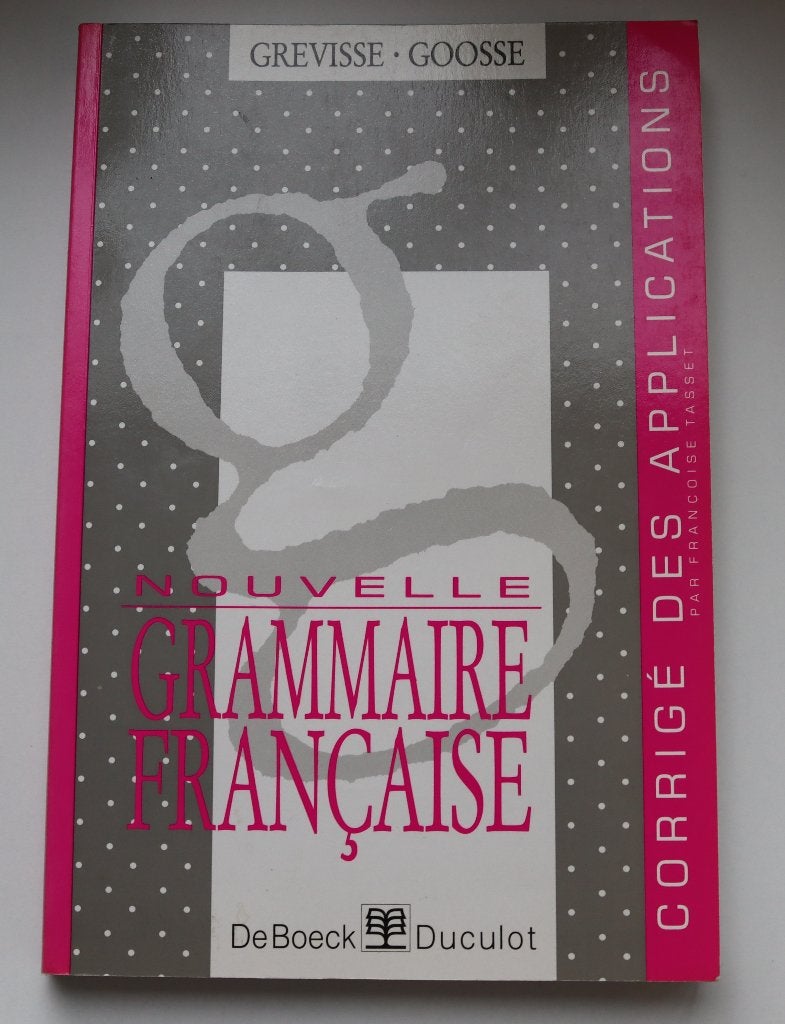 Manuel - Nouvelle grammaire française - corrigé, Livres, Livres d'étude & Cours, Enlèvement