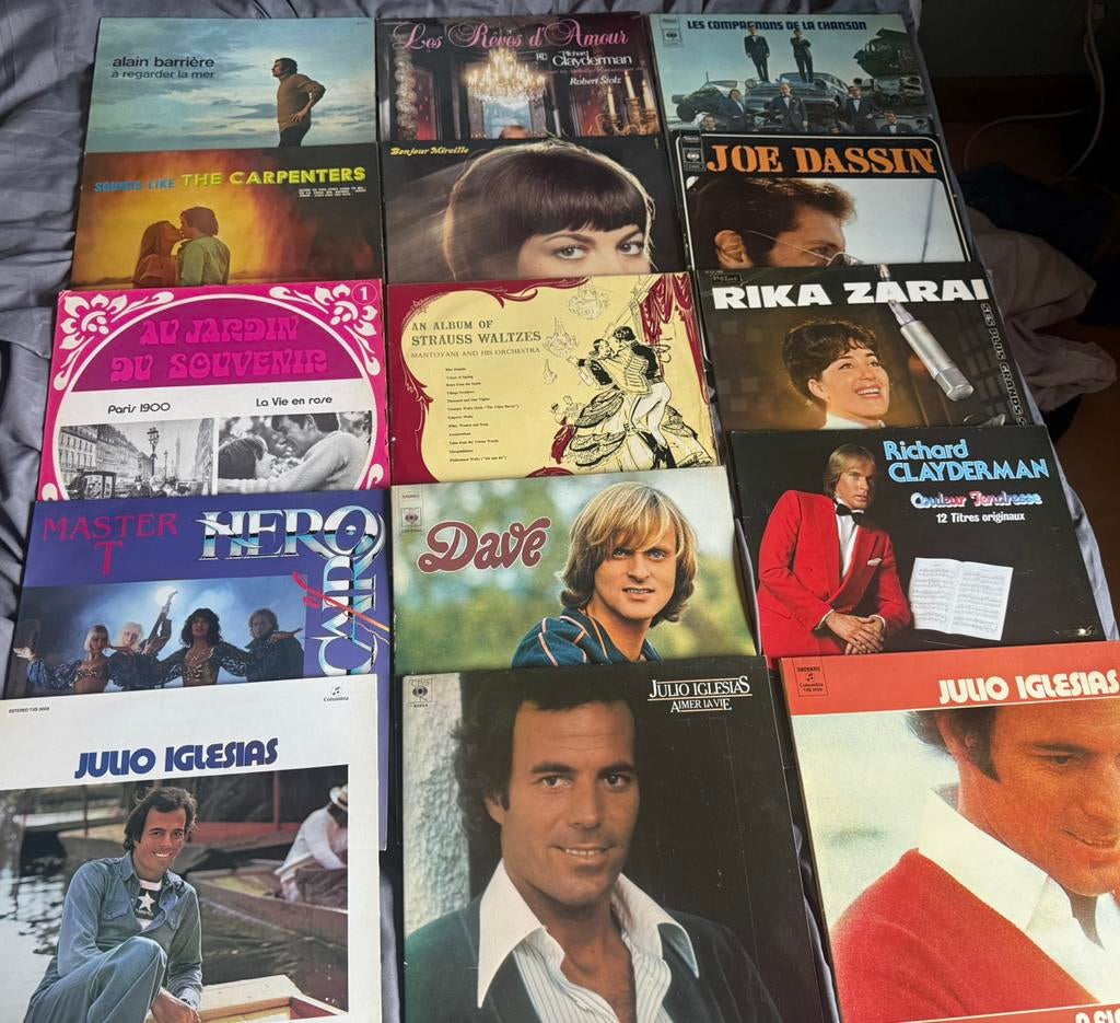Lot 15 Vinyles 33T - Variété Française & Internationale, Cd's en Dvd's, Vinyl | Verzamelalbums, Gebruikt, Ophalen of Verzenden