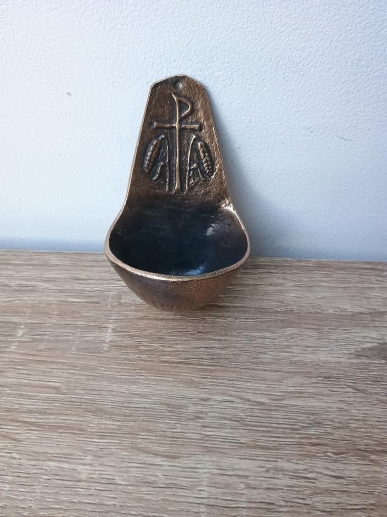 Bénitier d' art en bronze, Enlèvement ou Envoi, Bronze