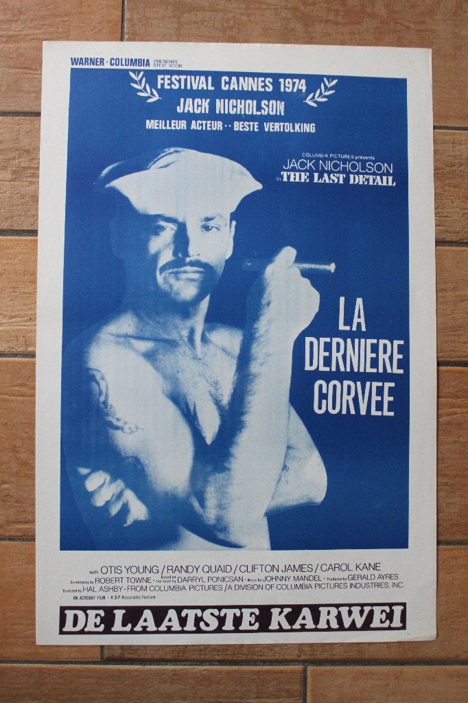 filmaffiche Jack Nicholson The Last Detail filmposter, Verzamelen, Rechthoekig Staand, Ophalen of Verzenden, Zo goed als nieuw