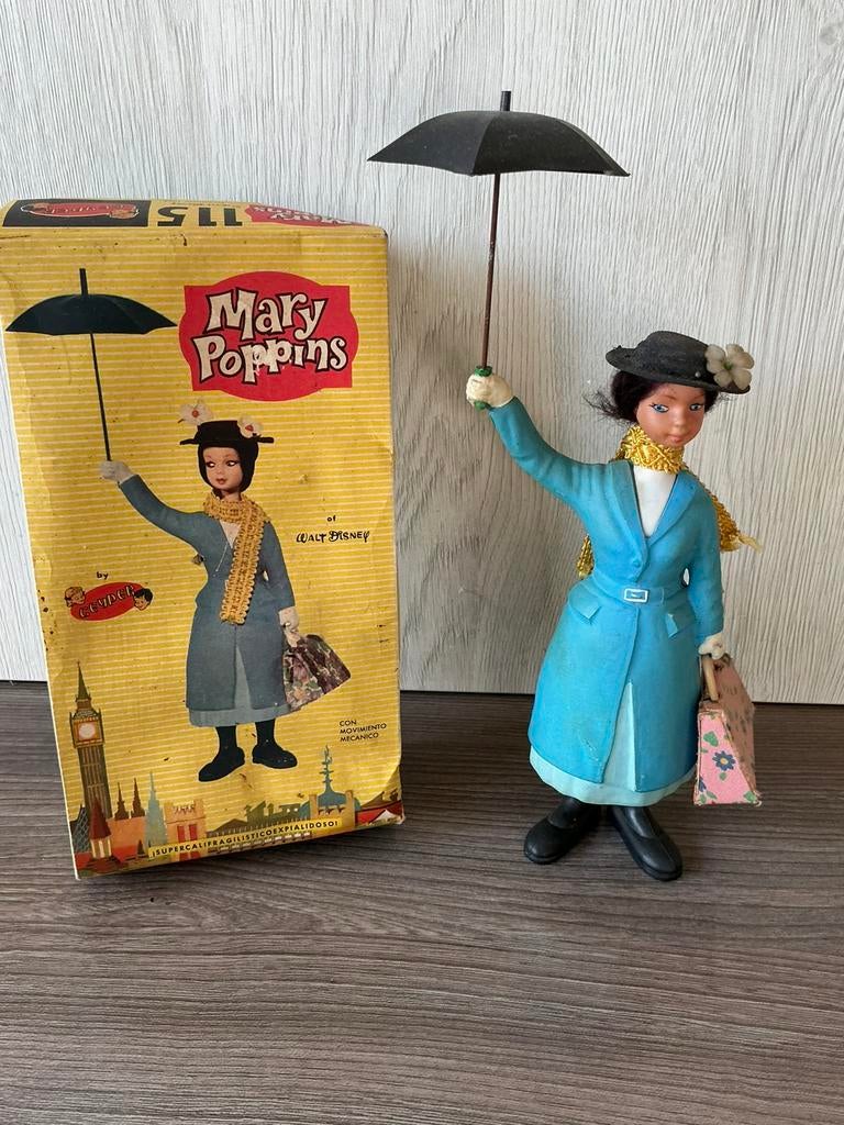 Vintage 1964 mary poppins geyper danspop wind up, Verzamelen, Ophalen of Verzenden, Gebruikt