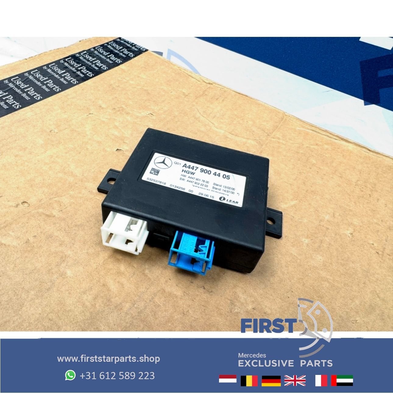 A4479004405 W447 V KLASSE SAM MODULE REGELEENHEID Mercedes B, Gebruikt, -, Ophalen of Verzenden, -