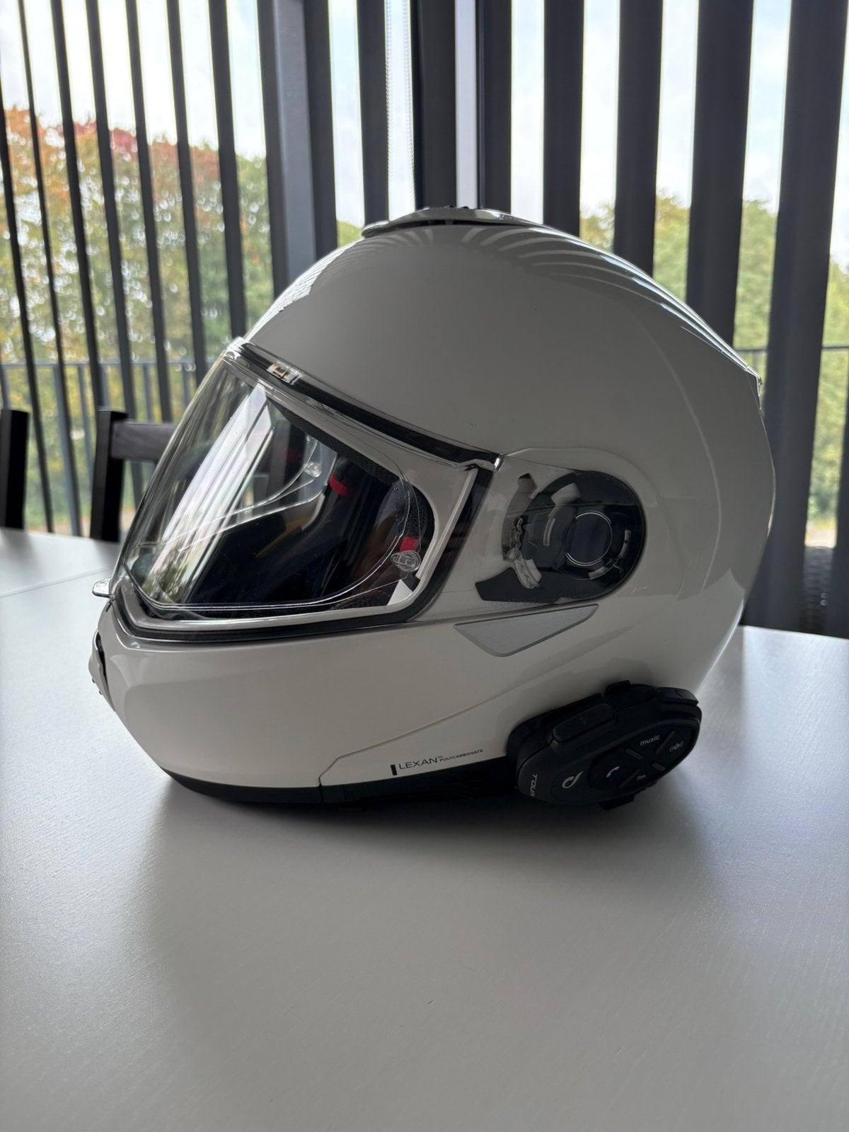 Motorhelm met Intercom mat M, Ophalen, M