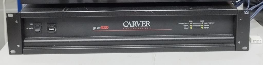 Carver pm420 eindversterker, Overige merken, Gebruikt, Ophalen of Verzenden, 120 watt of meer