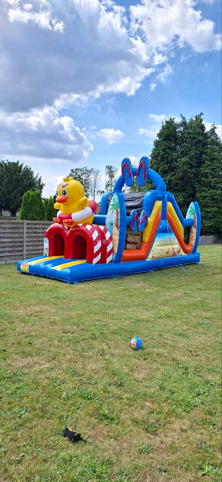 springkastelen te koop, Ophalen