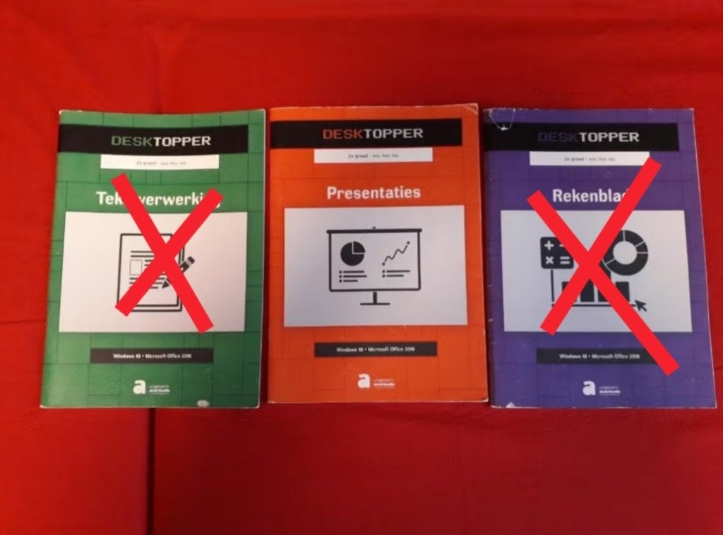 Desktopper 2e graad Windows 10 MS Office 2016, Boeken, Ophalen, Zo goed als nieuw, ASO, Informatica en Computer