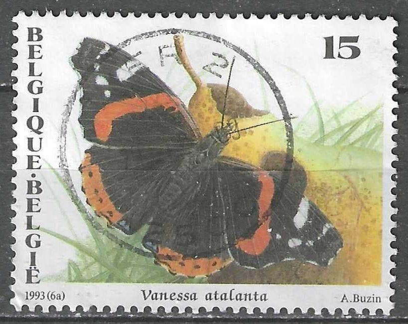 Belgique 1993 - Yvert/OBP 2503 - Nature - Papillons (ST), Envoi, Affranchi, Oblitéré
