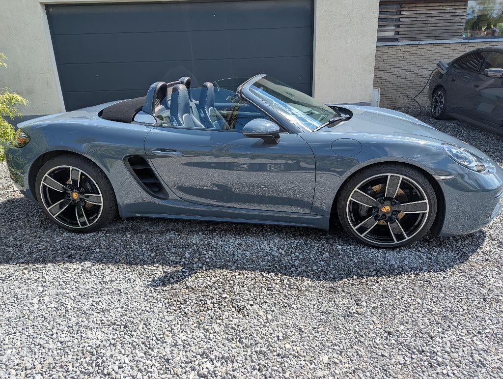 Porsche 718 Boxster, Auto's, Porsche, Achterwielaandrijving, Zwart, Cabriolet, Blauw