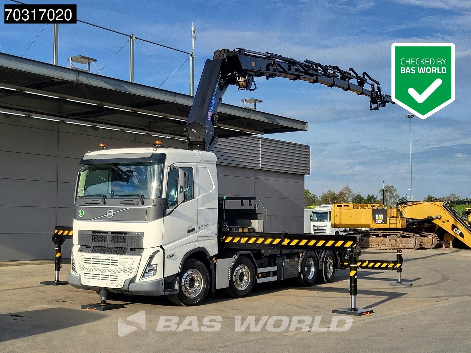 Volvo FH 500 8X2 NEW! HMF 6120 K6 Crane + JIB K5 2.5t Winch, Autos, Achat, Euro 6, Entreprise, Sièges chauffants