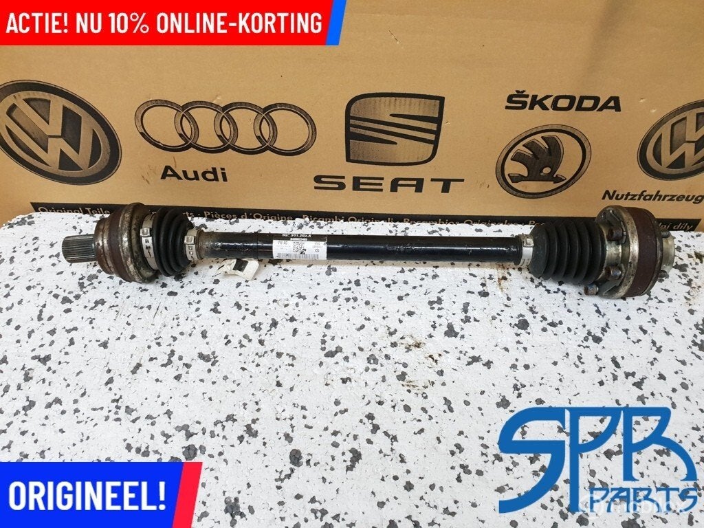 RS3 S3 8V GOLF 7 VII R20 Aandrijfas LINKS ACHTER 5Q0501203A, Auto-onderdelen, Remmen en Aandrijving, Audi, Gebruikt, Ophalen of Verzenden