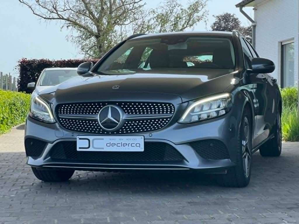 Mercedes C 180 break automaat 2019 trekhaak, Auto's, Automaat, Parkeerassistent, Achterwielaandrijving, 4 cilinders