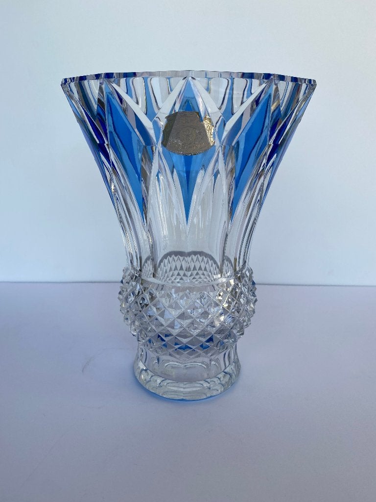 Vase Omar, doublé bleu clair, VSL, Enlèvement ou Envoi