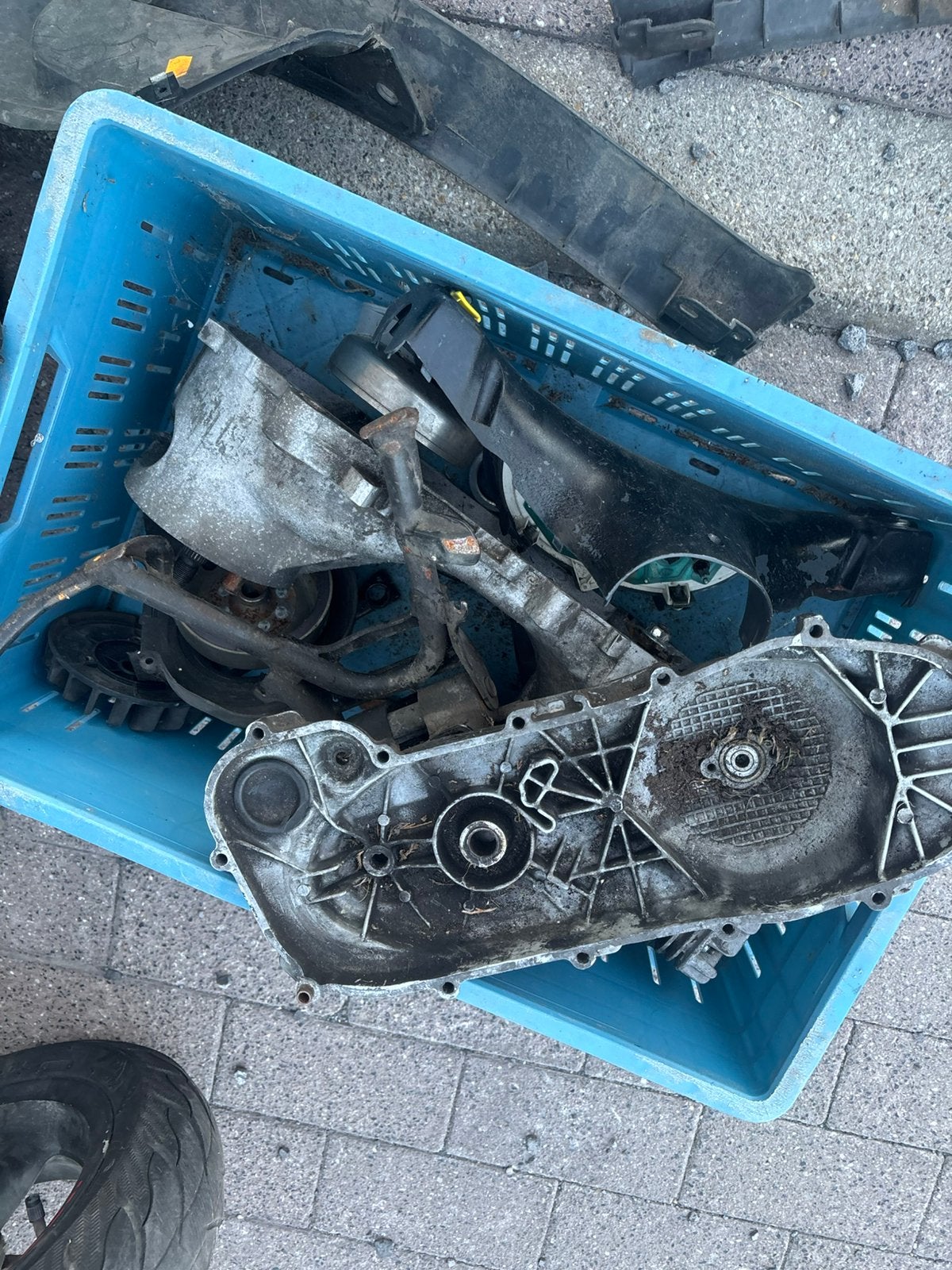 piaggio zip type onderdelen, Ophalen