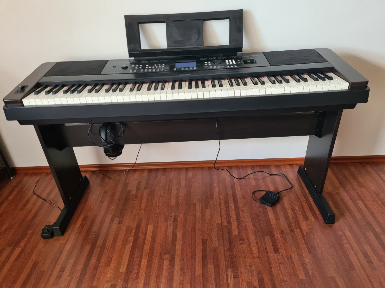 digital piano yamaha zwart, Muziek en Instrumenten, Ophalen, Zwart, Piano