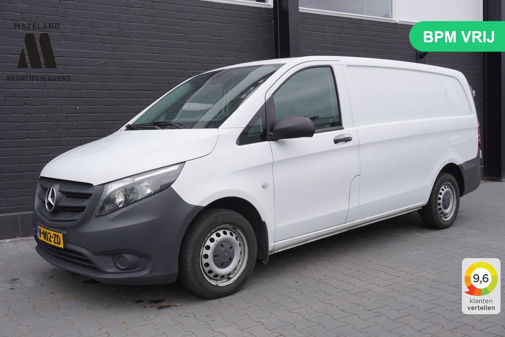 Mercedes-Benz Vito 109 CDI Lang EURO 6 - Airco - Trekhaak -, Autos, Camionnettes & Utilitaires, Achat, Entreprise, Mercedes-Benz