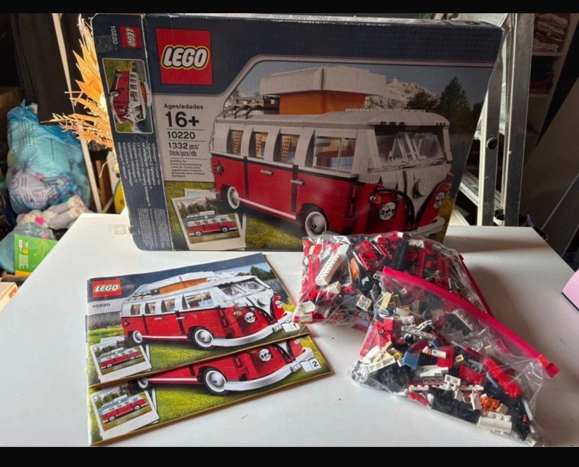 Lego 10220 T1 vw camper, Kinderen en Baby's, Ophalen of Verzenden, Zo goed als nieuw, Lego