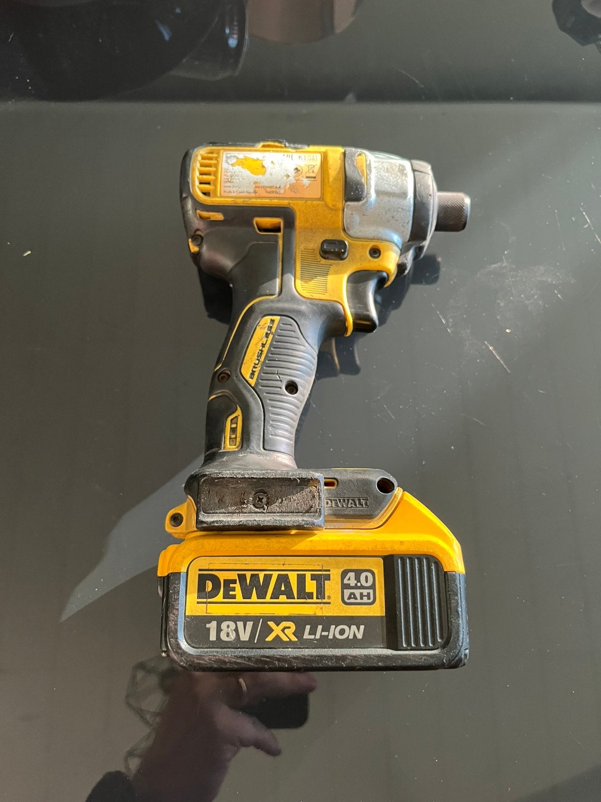 Dewalt 18v schroefmachine met batterij, Ophalen, Gebruikt
