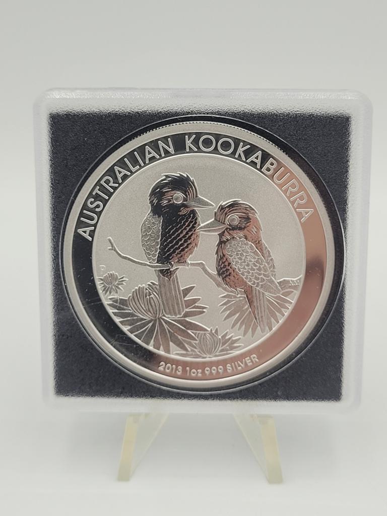 1oz 999 zilvere Kookaburra 2013, Postzegels en Munten, Ophalen